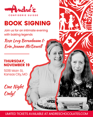 1 Ticket to An Evening with Erin Jeanne McDowell and Rose Levy Beranbaum November 19 2026