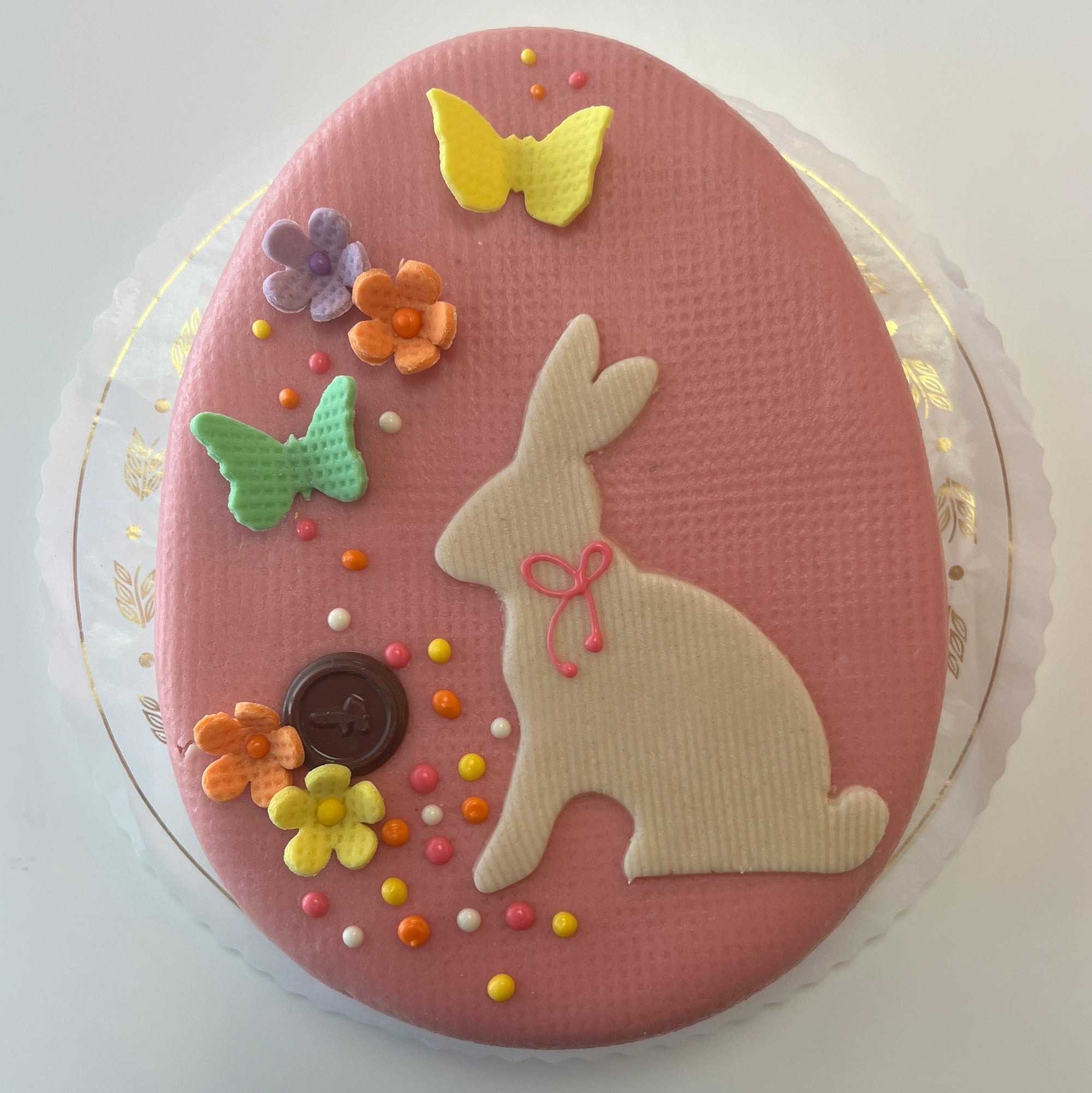Egg-Shaped Bunny Torte — Pickup Only