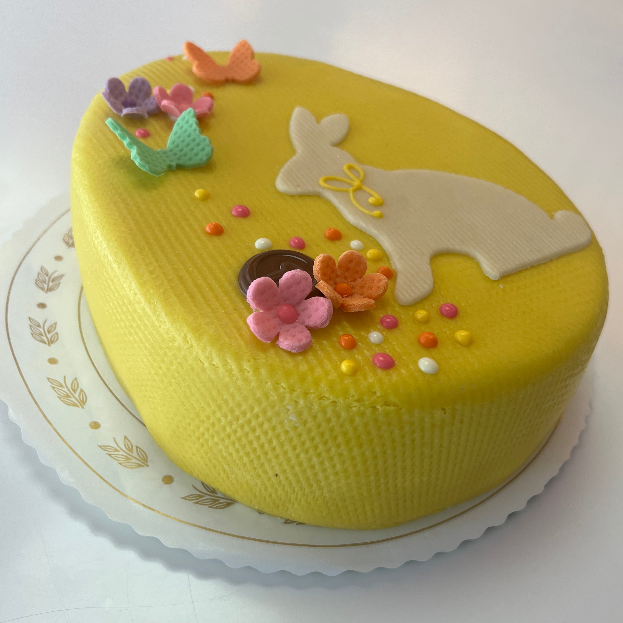 Egg-Shaped Bunny Torte — Pickup Only