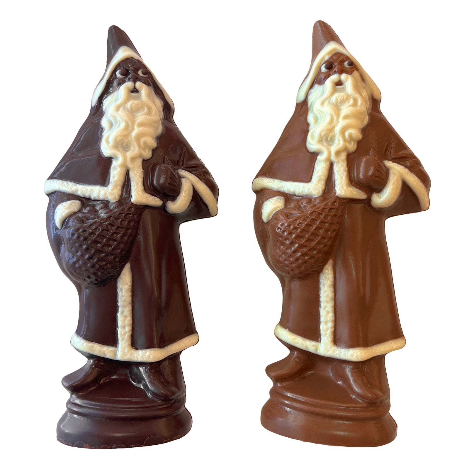 Santa 4 or 6 oz Milkor Dark Chocolate