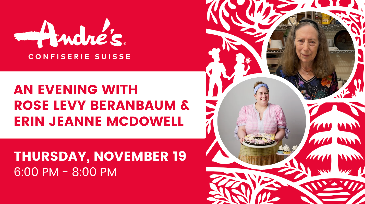 1 Ticket to An Evening with Erin Jeanne McDowell and Rose Levy Beranbaum November 19 2026
