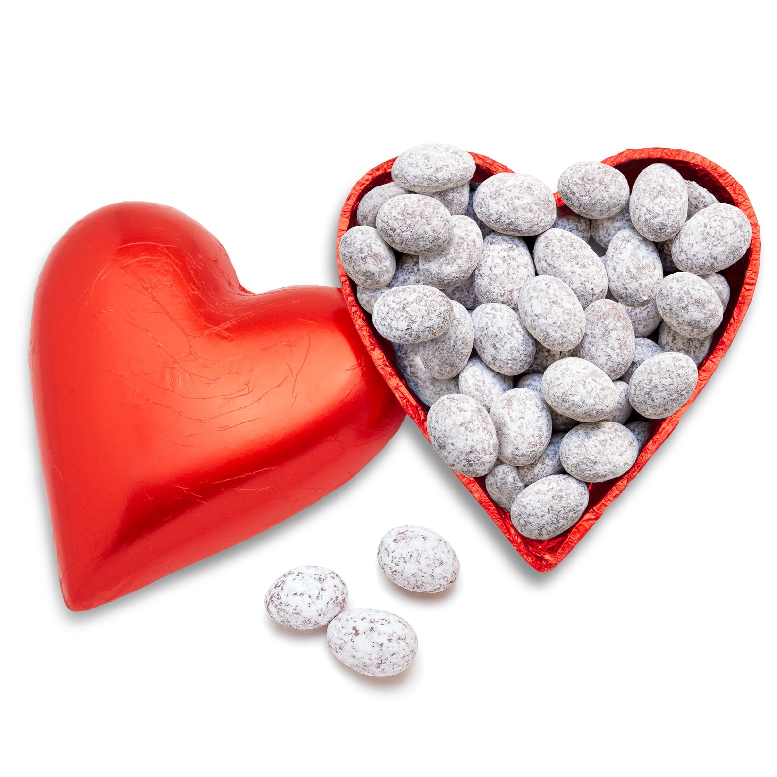 Chocolate Almond-Filled Heart