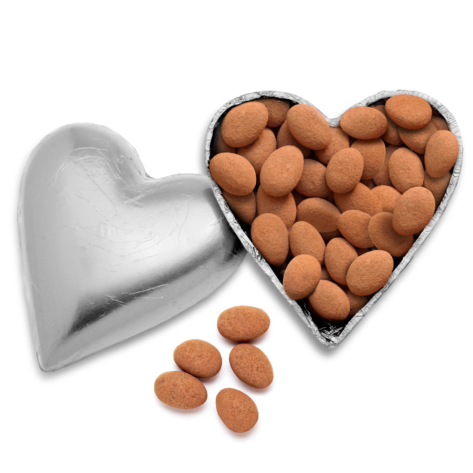 Chocolate Almond-Filled Heart