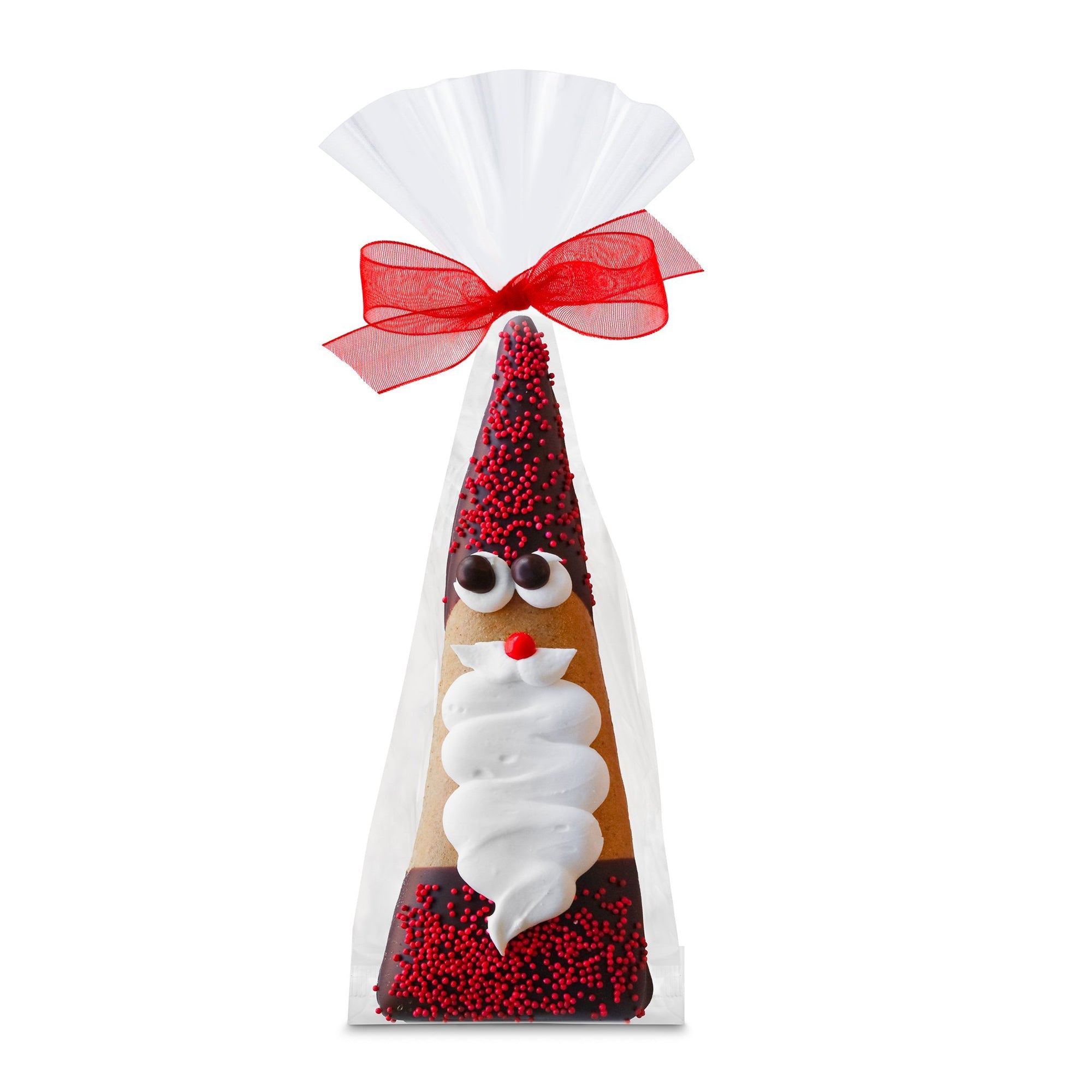 Triangle Gingerbread Santa — Pickup Only