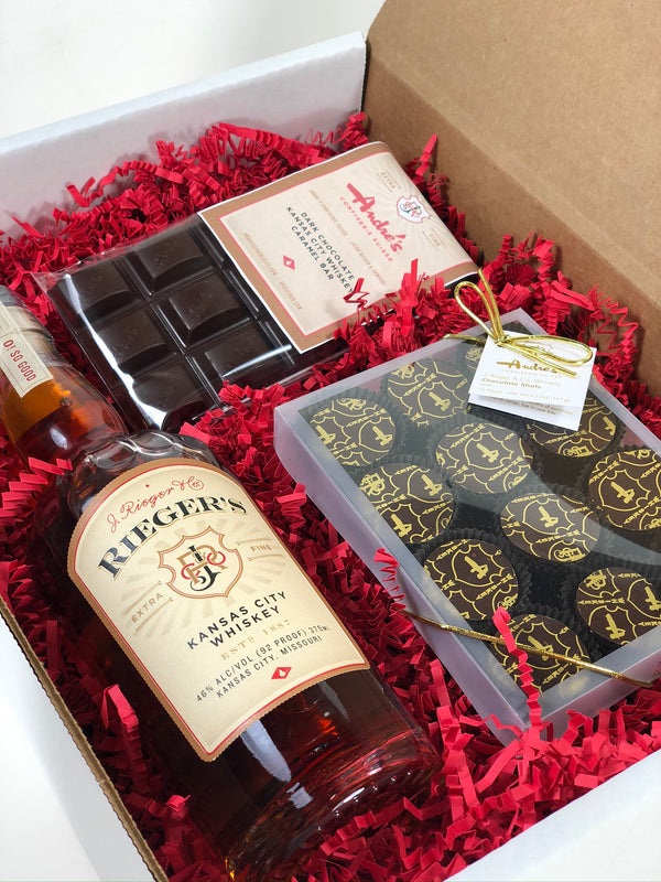 Whiskey Bottle + Chocolate Gift Box — KC Store Pickup Only