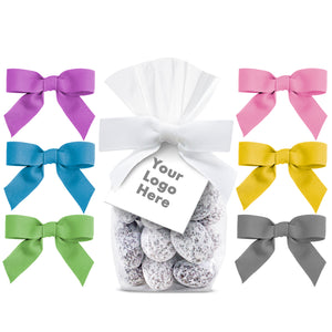 Chocolate Almonds - Favor bags with custom tags - Call to order